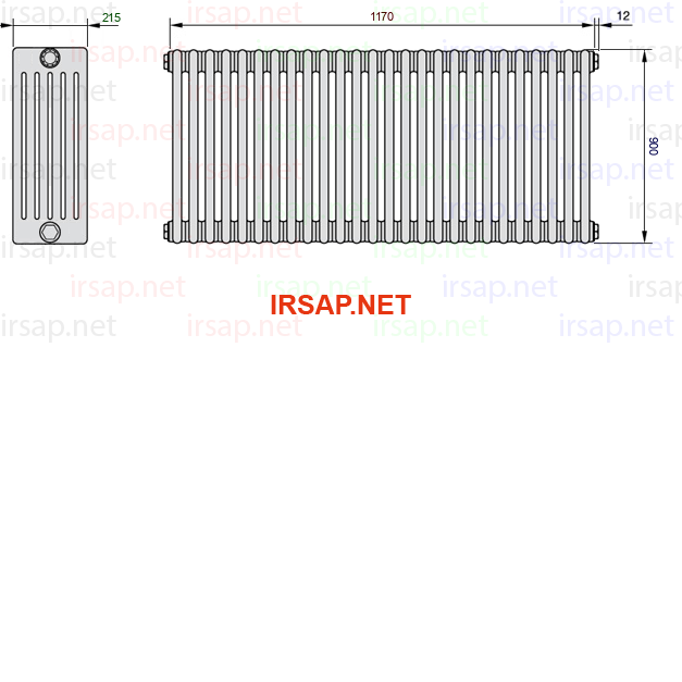 Радиатор IRSAP Tesi 60900/26 T12 CL 01